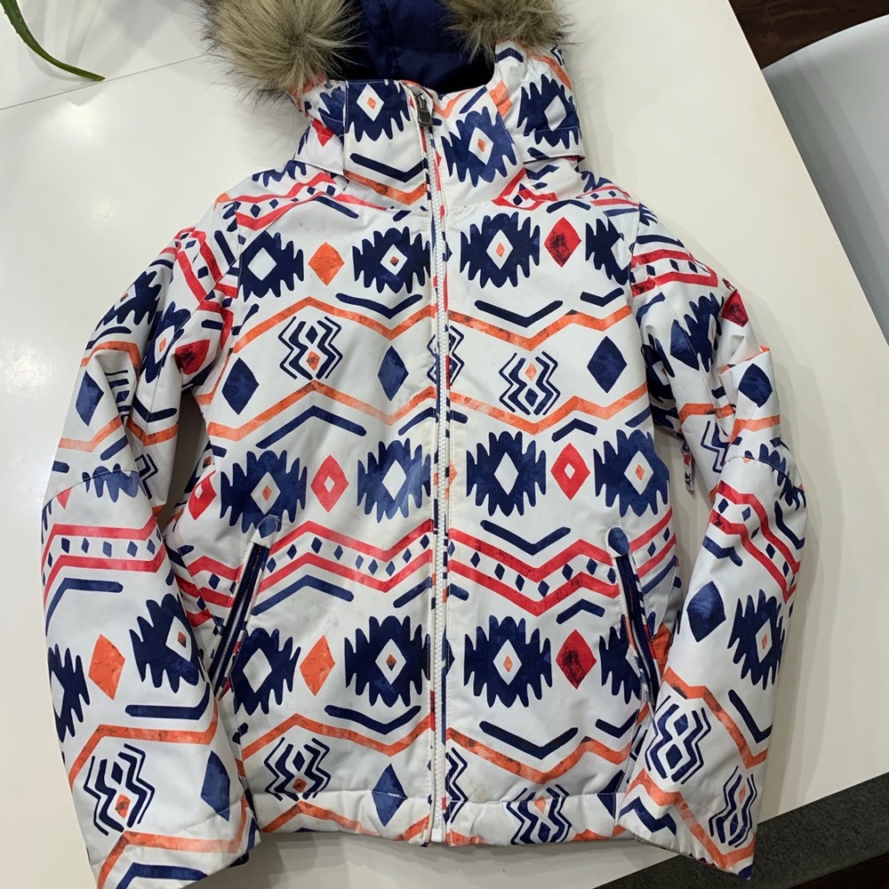 Roxy girls ski jacket size medium 10